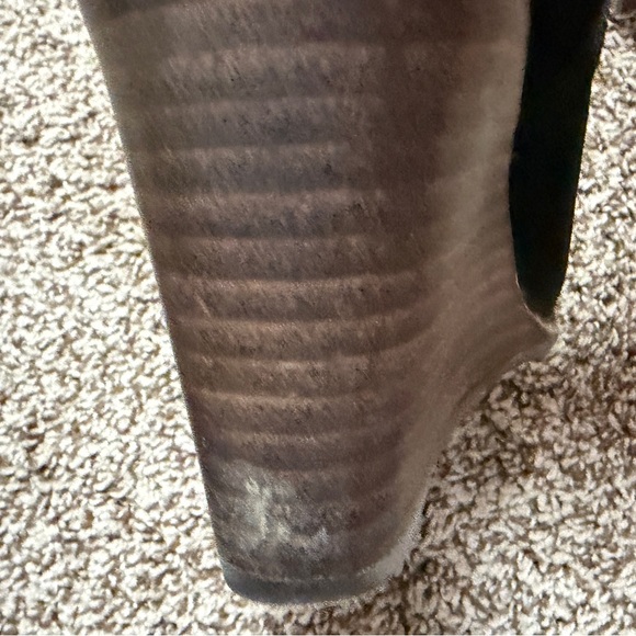 Lucky Brand Black suede wedge Ankle Booties - 7 1/2 - Picture 4 of 8